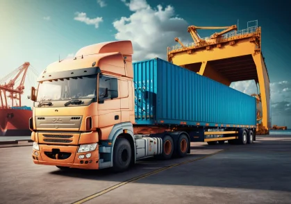 Semi-truck